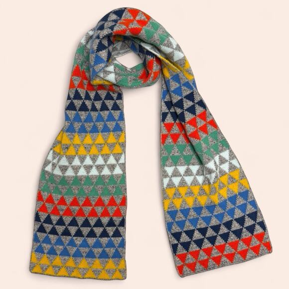 GAP Kids Multi Colored Prism Knit Neck Scarf Long OS One Size Classic Colorful - Picture 1 of 6